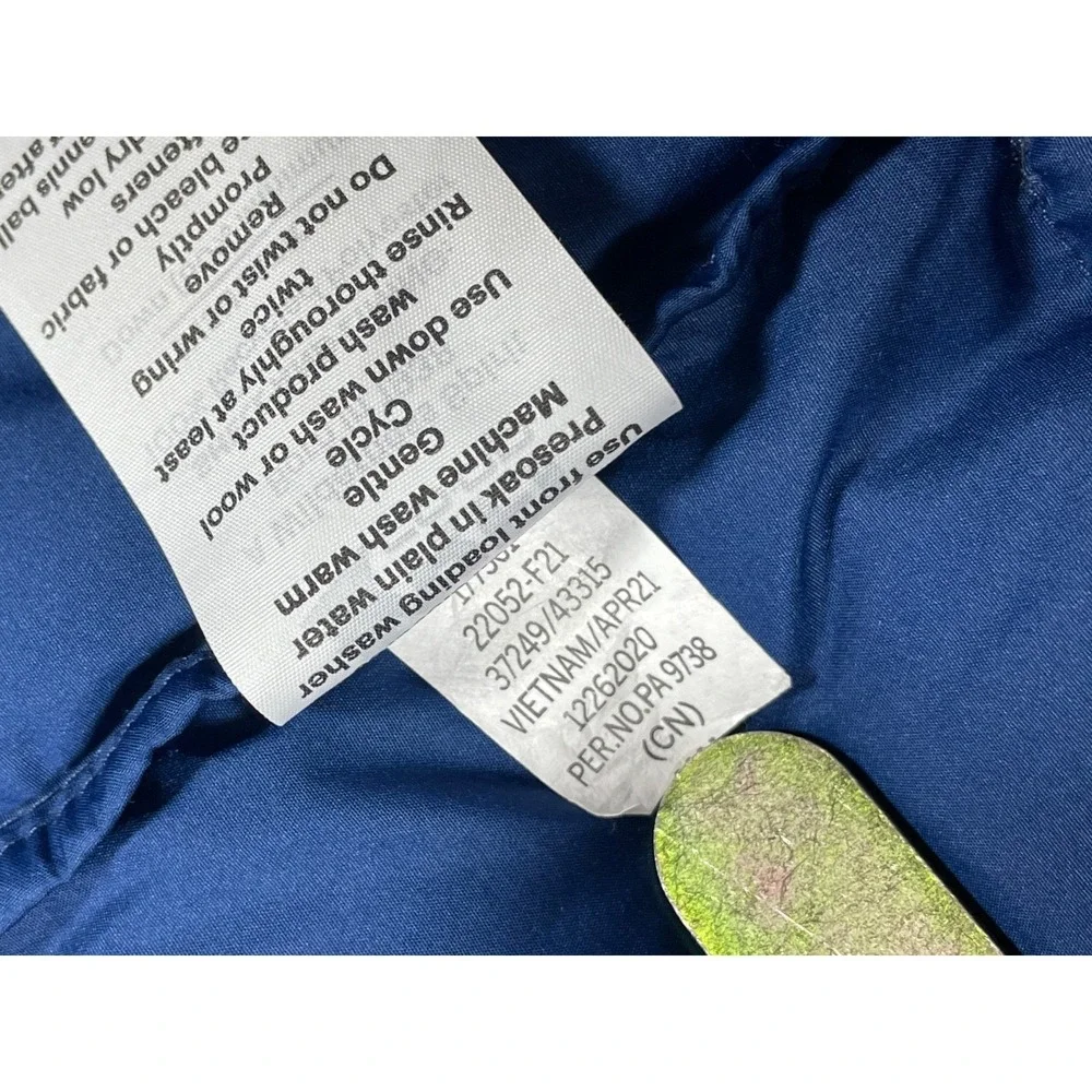 REI Co-op Down Puffer Vest Kids Medium 10-12 Blue Packable Lightweight